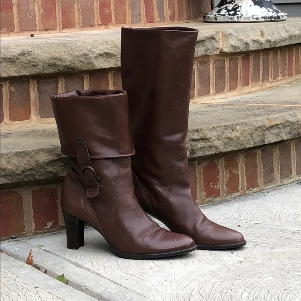 Italian made leather boots